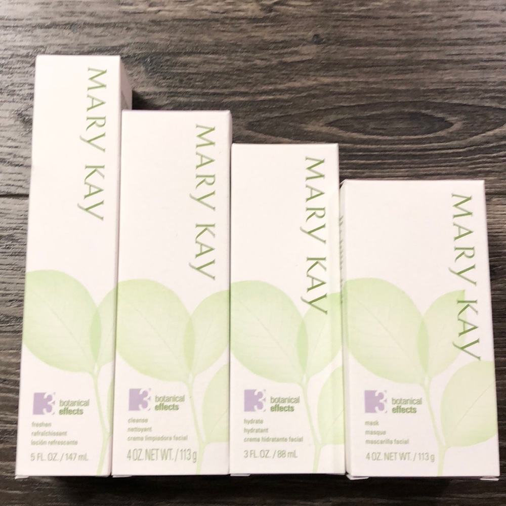 Mary Kay botanical effects 4 piece for oily skin